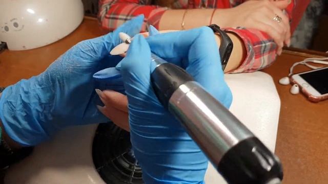 Снятие гель лака керамической фрезой смотреть онлайн