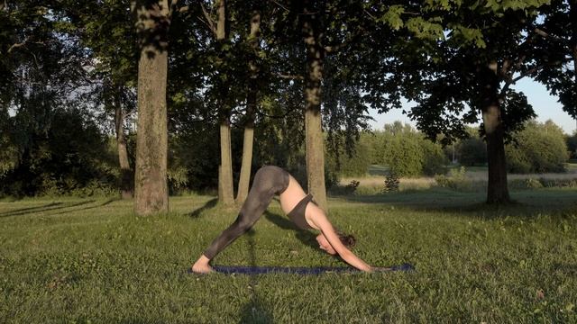 Вечерняя йога для расслабления. Комплекс Чандра Намаскар. смотреть онлайн