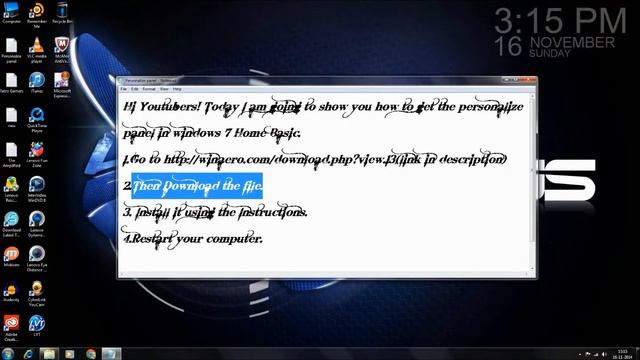 How to get personalize panel in windows 7 home basic. смотреть онлайн