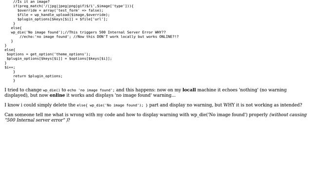 Wordpress: Wp die causing 500 Internal Server Error? (2 Solutions!!) смотреть онлайн