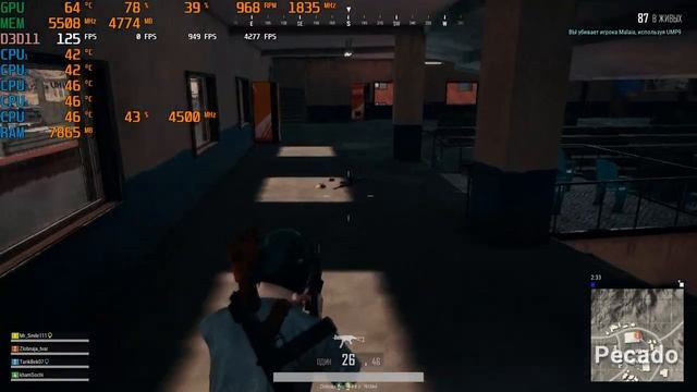 GTX 1080 ti + i7 3770 k PUBG ultra 1080p смотреть онлайн