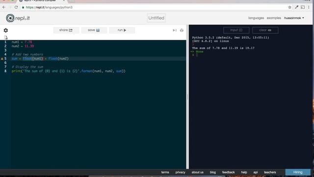 Floats and integers in python смотреть онлайн