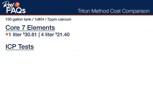 Triton Method cost - Time to add up how much it costs to run a Triton Method reef tank | Reef FAQs смотреть онлайн