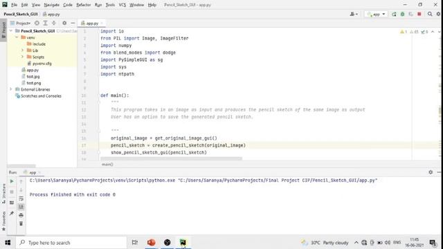 CODE IN PLACE 2021 - FINAL PROJECT - PENCIL SKETCH GENERATOR using Python - By Saranya. B смотреть онлайн