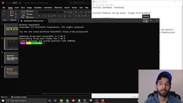 Install Oh My Posh with Autocomplete смотреть онлайн