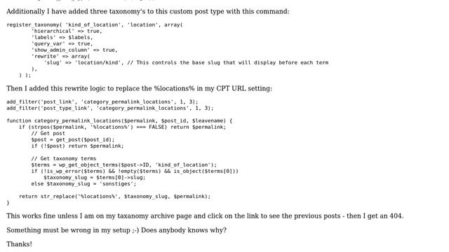 Wordpress: Custom taxanomy and custom post type - pagination leads to 404 смотреть онлайн