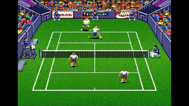 1044 Andre Agassi Tennis SNES 1080p 60fps смотреть онлайн