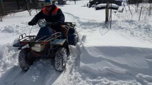 ЗИМ-350 и снег