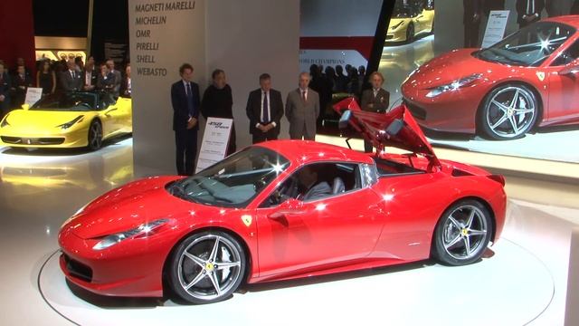 2011 Frankfurt Motor Show - Ferrari 458 Italia Spider смотреть онлайн