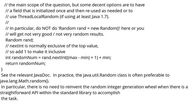 How do I generate random integers within a specific range in Java? смотреть онлайн