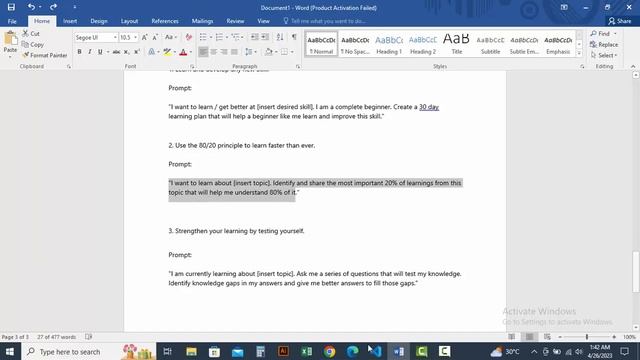 Learn Any New Skill with Chat GPT: 3 Amazing Prompts to Get You Started! смотреть онлайн