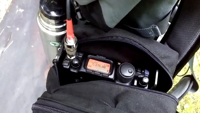 Полевой тест антенны "вертикал из удочки" смотреть онлайн