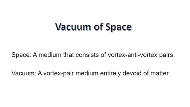 The Vacuum of Space and Vortex-Antivortex Pairs смотреть онлайн