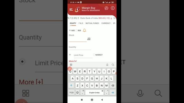 ICICI Direct Intraday Trading demo | ICICI Direct margin Buy order| ICICI App | Equity n Sales. | смотреть онлайн