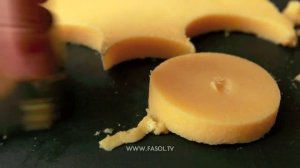 Полента с грибами портобелло