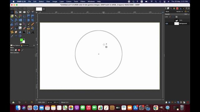 How to use move tool in Gimp | Tutorial-20 смотреть онлайн