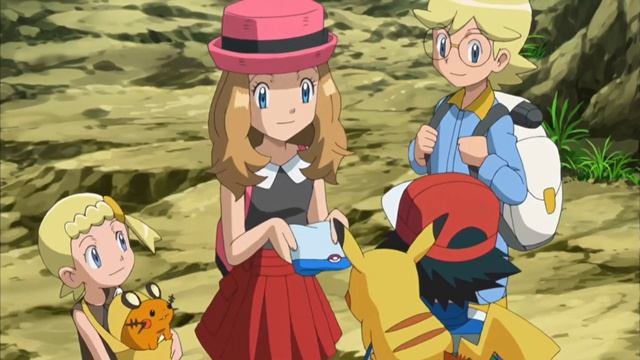 Pokemon XY Serena Gave Ash's Handkerchief Back To Him смотреть онлайн