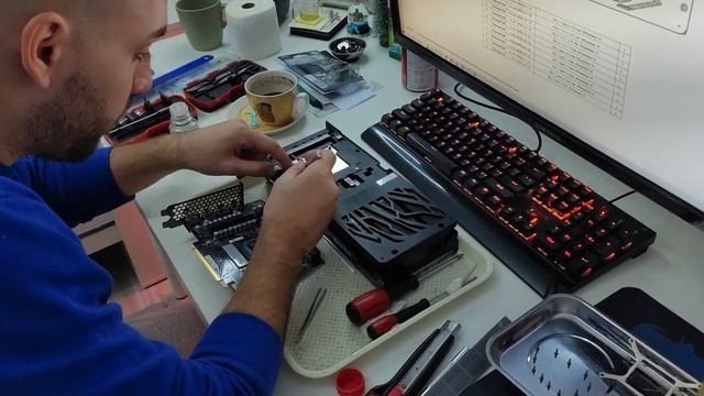 PALIT RTX 3070 Ti 8GB GameRock GDDR6X - Zamena paste i termalnih padova смотреть онлайн