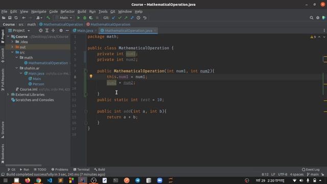 Programming Language Java with OOP concept and JavaFX | Static keyword and Exception Handling смотреть онлайн
