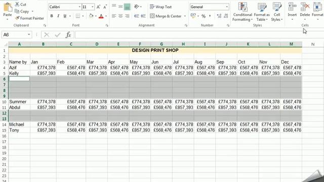 How to delete empty rows or cell video tutorial in excel смотреть онлайн