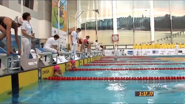 Веселый Дельфин 2016 Эстафета 4х50 брасс Девочки 3 заплыв смотреть онлайн