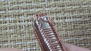 Браслет из проволоки | плетение Vikinq Knit | DIY