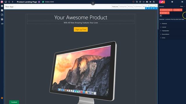 Design a Product Landing Page in 3 Minutes | Gridbox + Bootstrap 4 смотреть онлайн