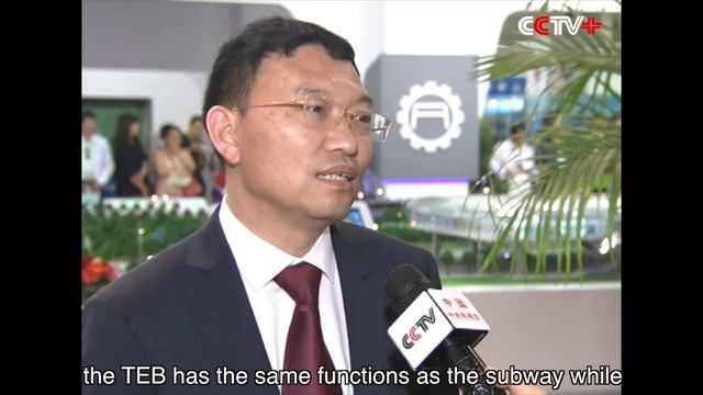 China's Transit Elevated Bus Debuts at Beijing Intel High Tech Expo смотреть онлайн