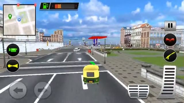 city tuk tuk driving simulator 2020 - Auto taxi Rickshaw driver - Android driver смотреть онлайн