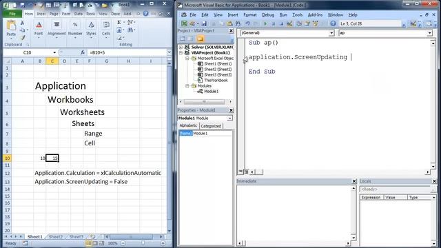#1 way to make your VBA code go Faster by turning off Screenupdating and Calculation смотреть онлайн