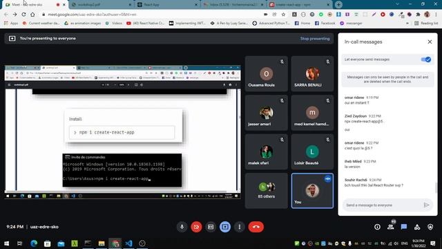workshop ReactJS par Hichem Smairia- séance N° : 01 --- DevOps بالتونسي смотреть онлайн