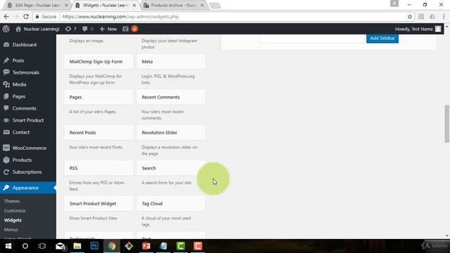 52 Configuring Wordpress Widgets, Sidebars and Other Navigation Build eCommerce and Bran смотреть онлайн