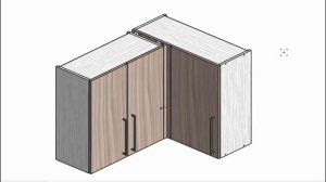 Виды верхних кухонных угловых шкафов