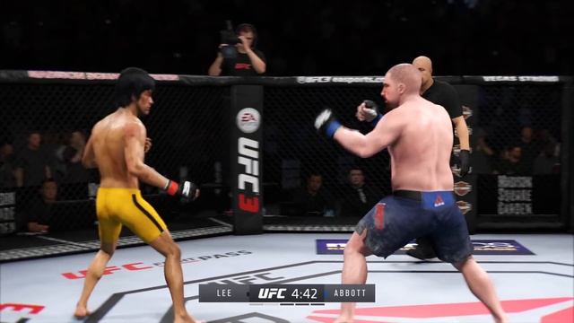 EA Sports UFC 3 Bruce Lee vs Tank Abbott смотреть онлайн