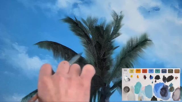 Открытый вебинар "Тропическая тема" | Школа морского пейзажа Дмитрия Розы | рисуем пальму онлайн смотреть онлайн