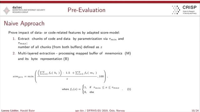 Toward Exact And Inexact Approximate Matching Of Executable Binaries смотреть онлайн