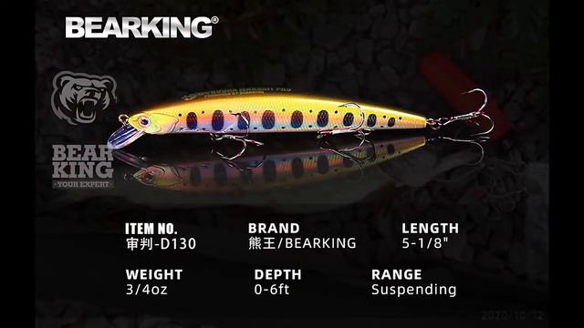 Копия воблера O.S.P. Rudra - BearKing Rudra 130SP