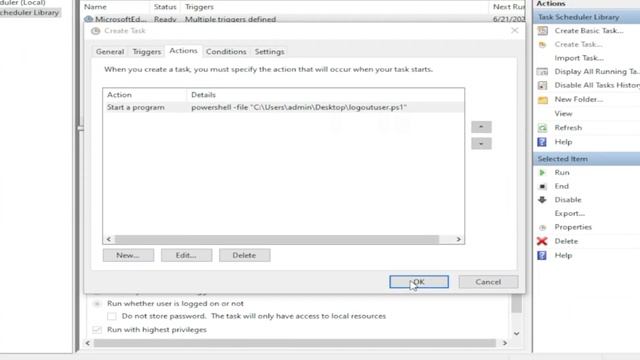 Use PowerShell and Task Scheduler to allow only one user to login at a time on Windows смотреть онлайн