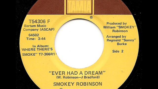 SMOKEY ROBINSON - EVER HAD A DREAM (TAMLA) смотреть онлайн