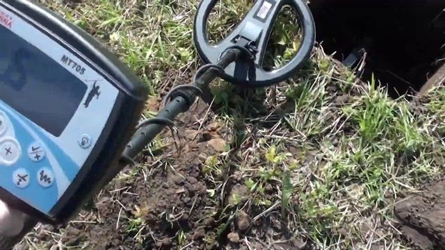 МТ-705 Тест на глубину в грунте