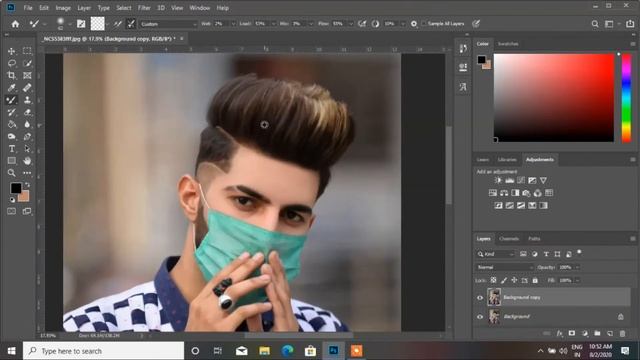 high-end Golden skin retouching with real skin texture in adobe photoshop смотреть онлайн