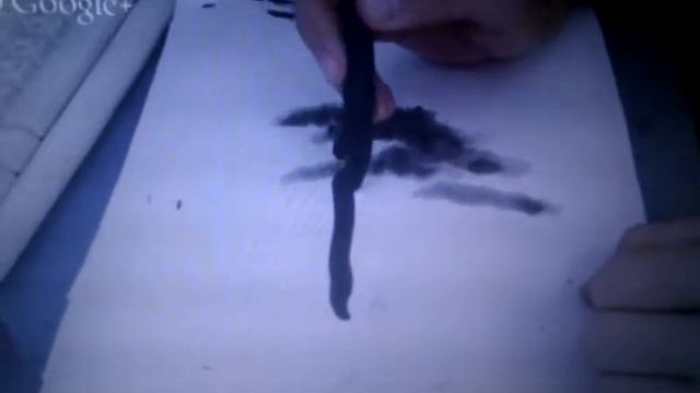 Учимся рисовать гуашью, тушью,техника У-Син смотреть онлайн