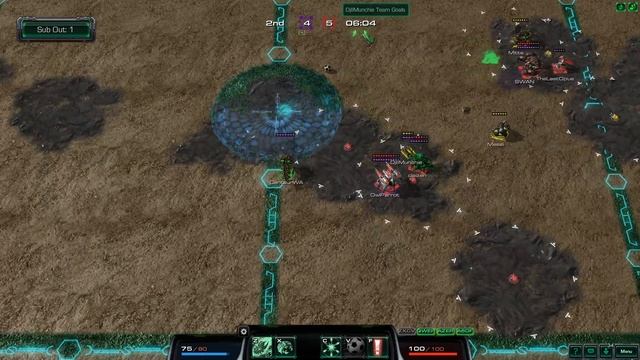 Star Strikers' TRIPLE overtime, Starcraft 2 Soccer Arcade смотреть онлайн