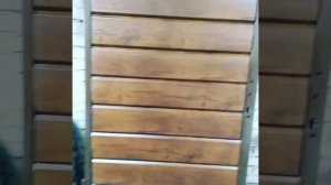 Процесс обшивания сайдингом евробрус