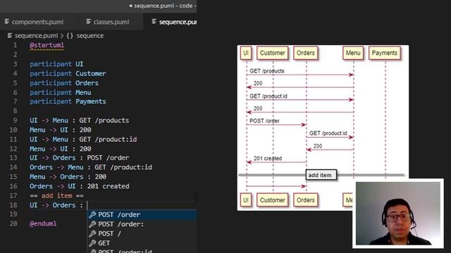 PlantUML with VS Code - creating a Sequence Diagram (Part 3) смотреть онлайн