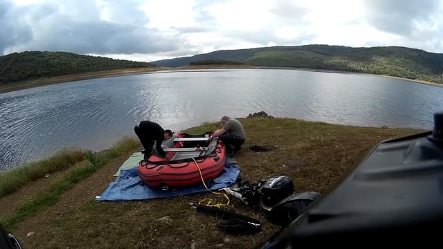 how to assembly quicksilver 380 inflatable boat // mercury 15hp смотреть онлайн