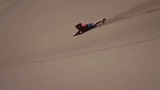 Катаемся на фанере по барханам! смотреть онлайн