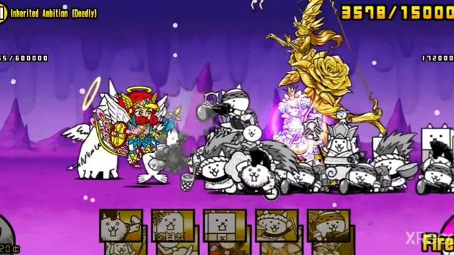 The Battle Cats Bikkuriman collab #3 Yamato Awakens stages смотреть онлайн