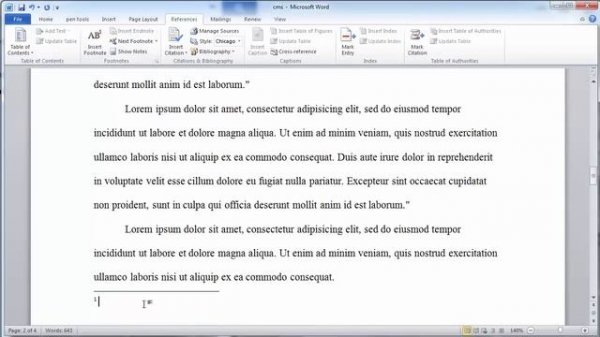 Completed Paper Formatted in Chicago Manual of Style