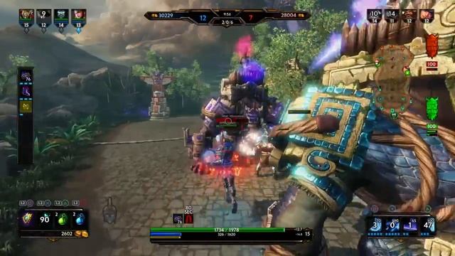 SMITE - Siege Janus and Erlang Shen second encounter смотреть онлайн